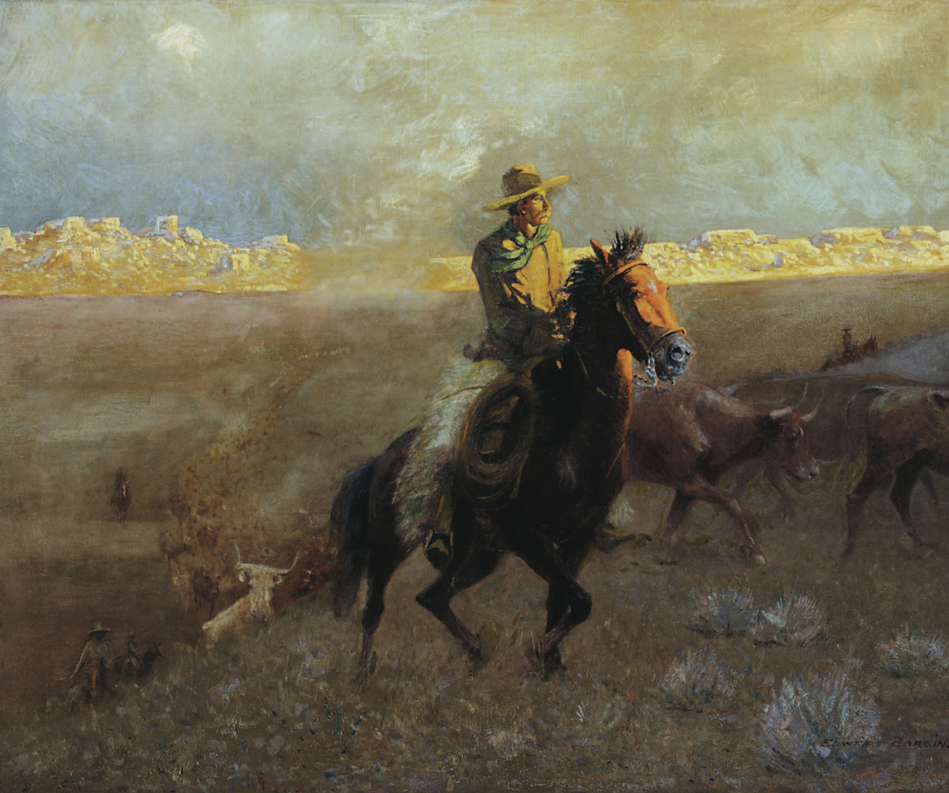 Cattle Drive by Edward Borein