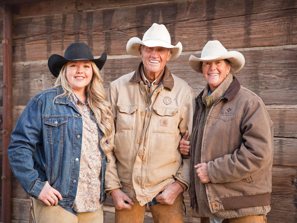 Warner Glenn ranches with his daughter, Kelly Glenn Kimbro, and his granddaughter, McKenzie Kimbro.