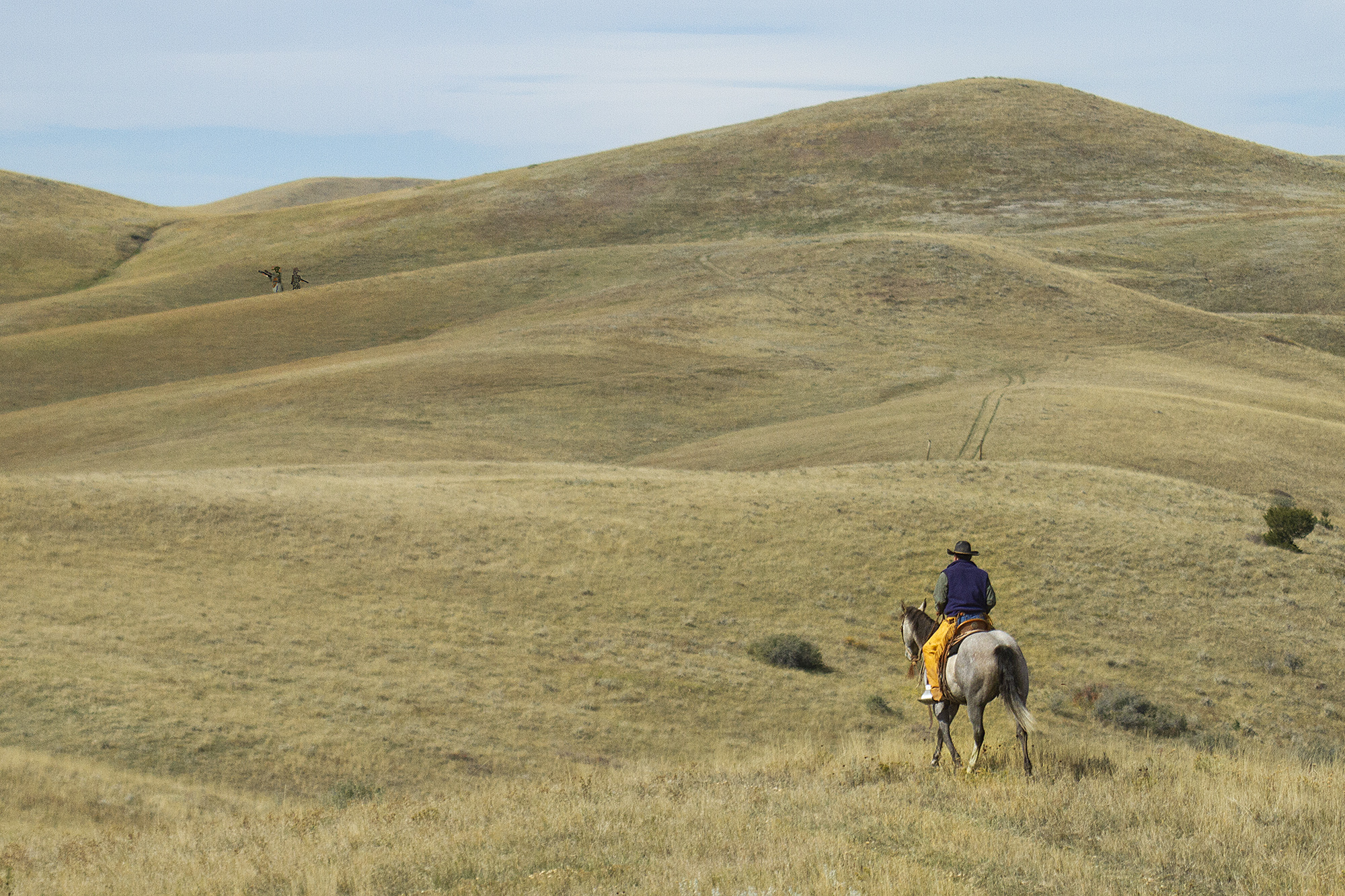 Hunters and ranchers coexist on the land