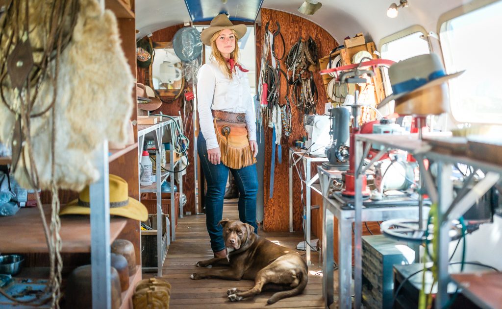 Cate Havstad builds custom hats