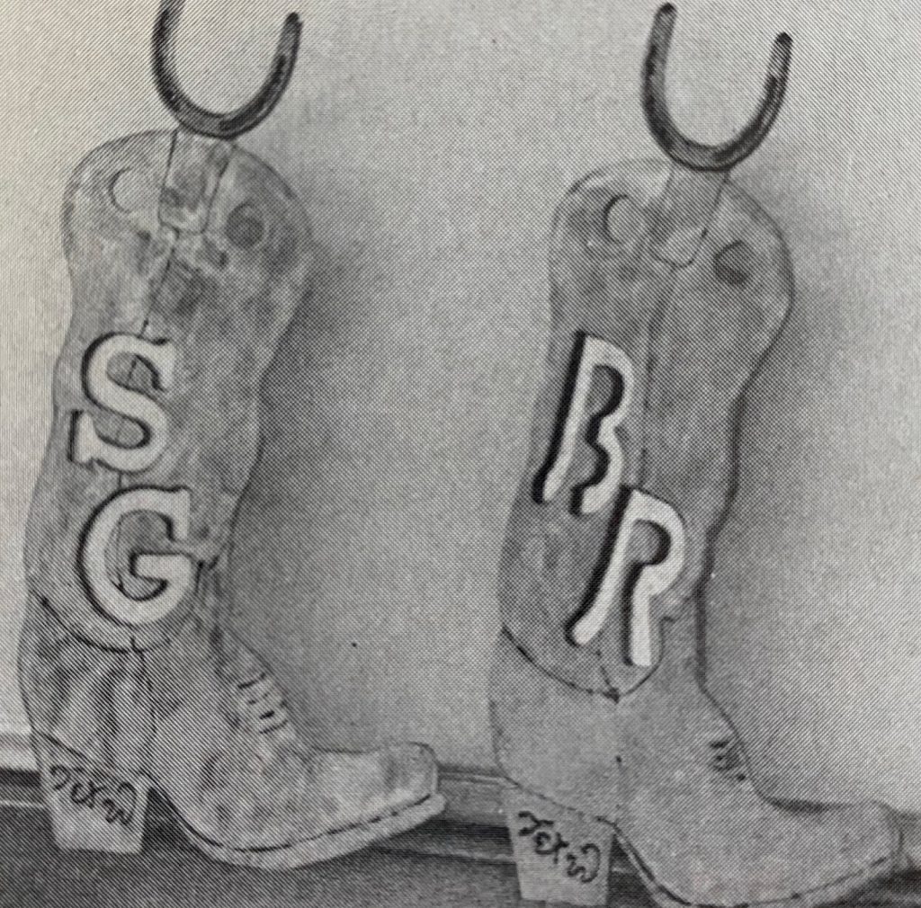 Boots made by Tex Welch.