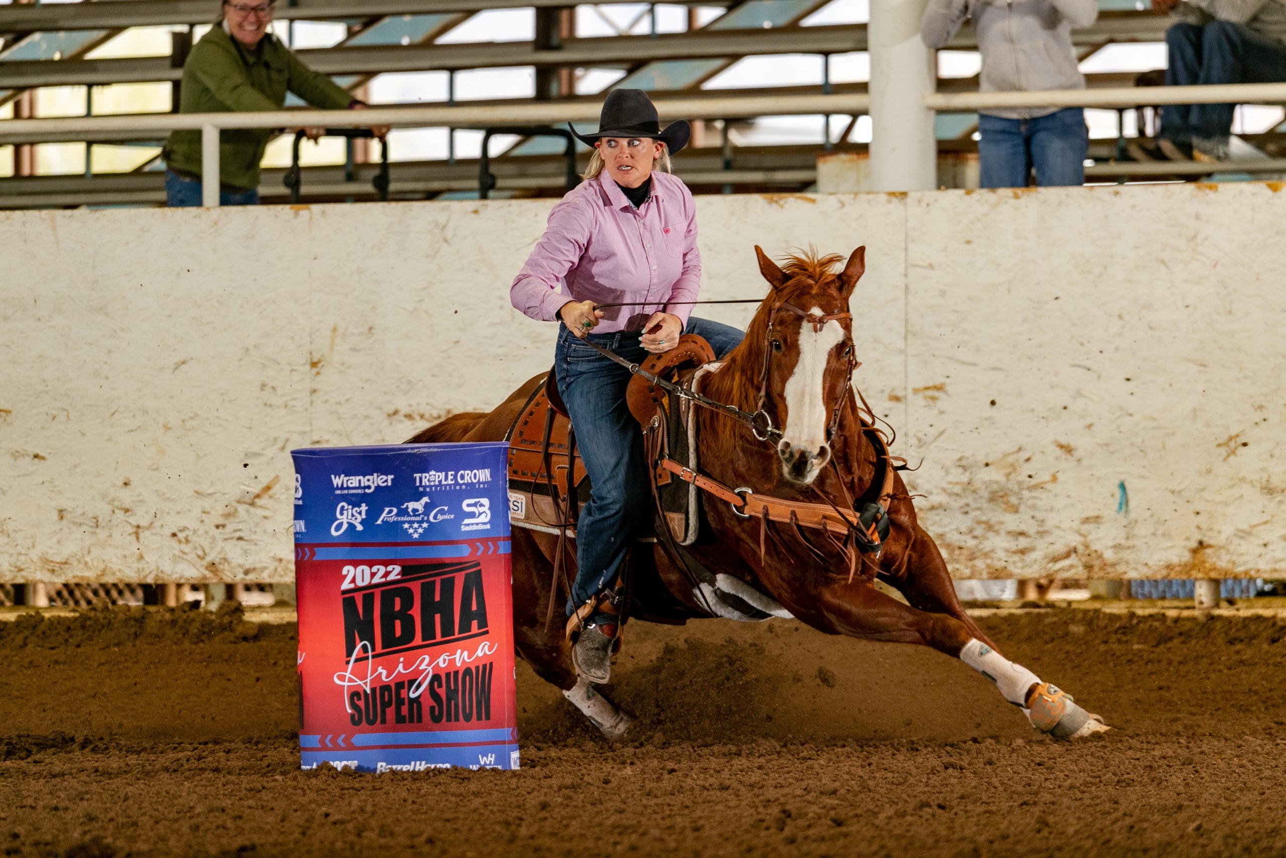 Women's Rodeo Wold Championship qualifier Jimi Jones riding Rockin A Lil