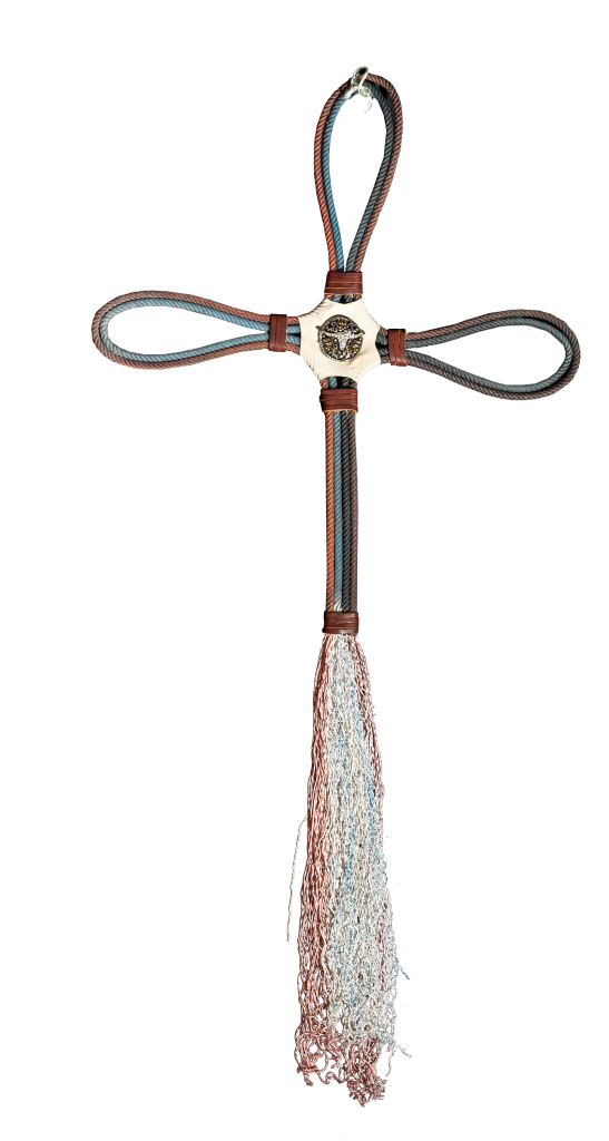 Rope cross by Lily Sexton