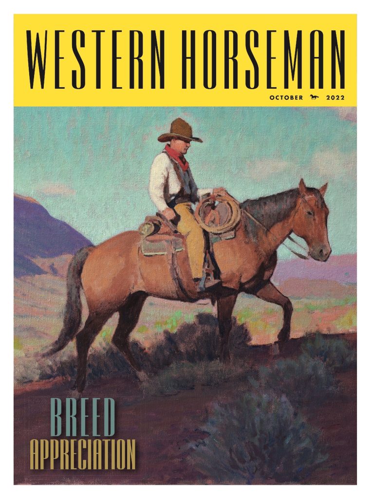 Western Horseman October 2022 Cover