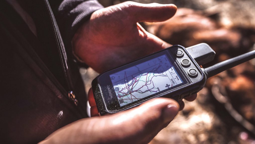 GPS tracks their dogs.