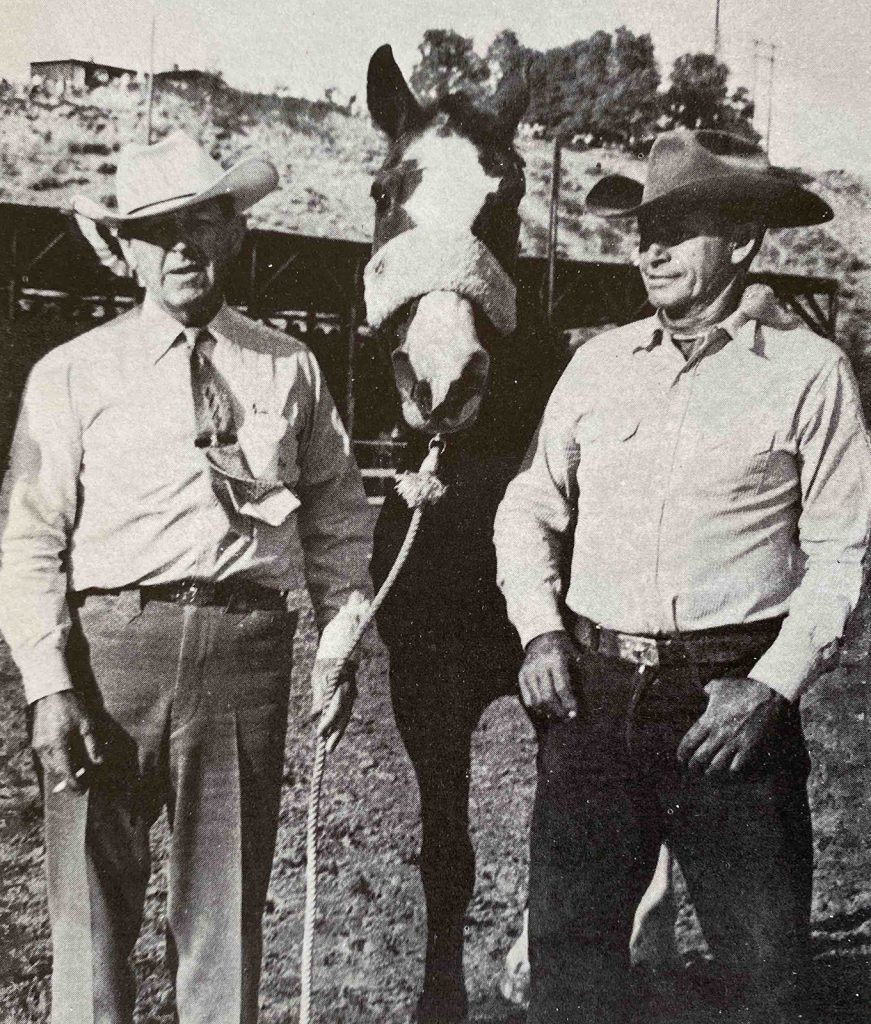 Leo Moomaw with Badger Mountain.