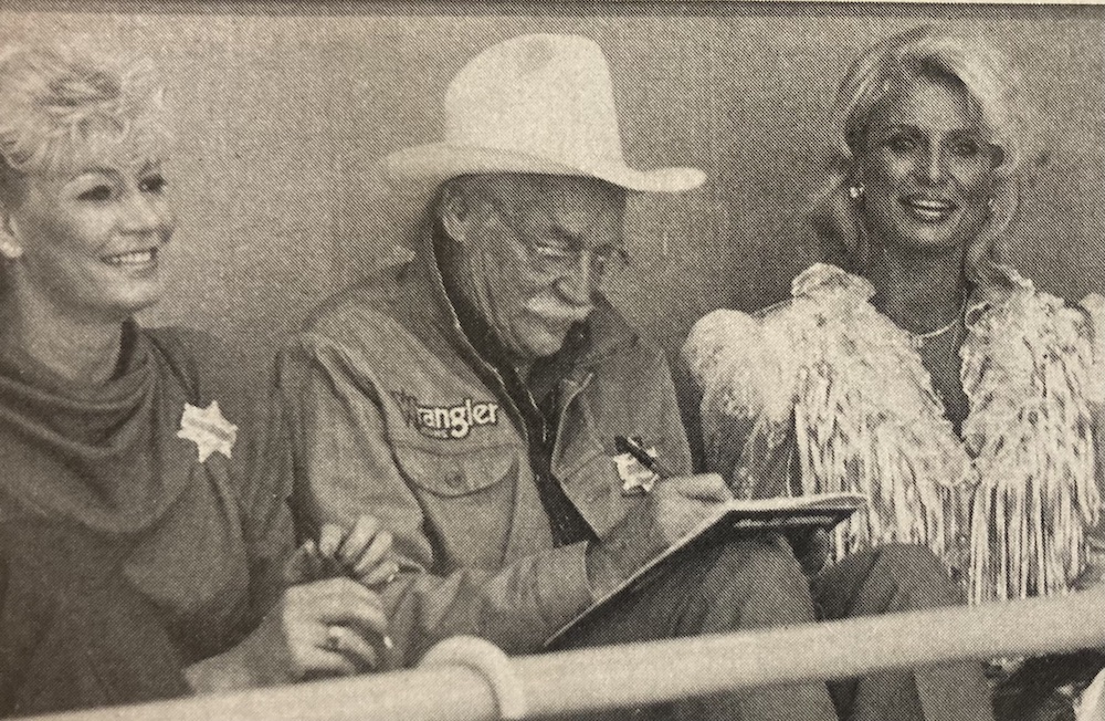 When it was over, few people knew who won what, and fewer cared. Everybody had fun at the celebrities roping and cutting for Little Britches.