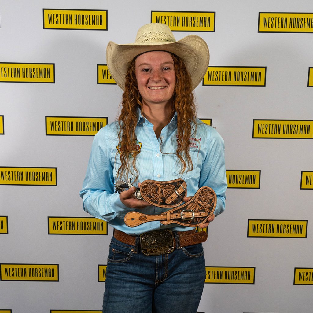 Tooled spur straps by Sadie Rempel for the 2023 Western Lifestyle Trade Craft Showcase.