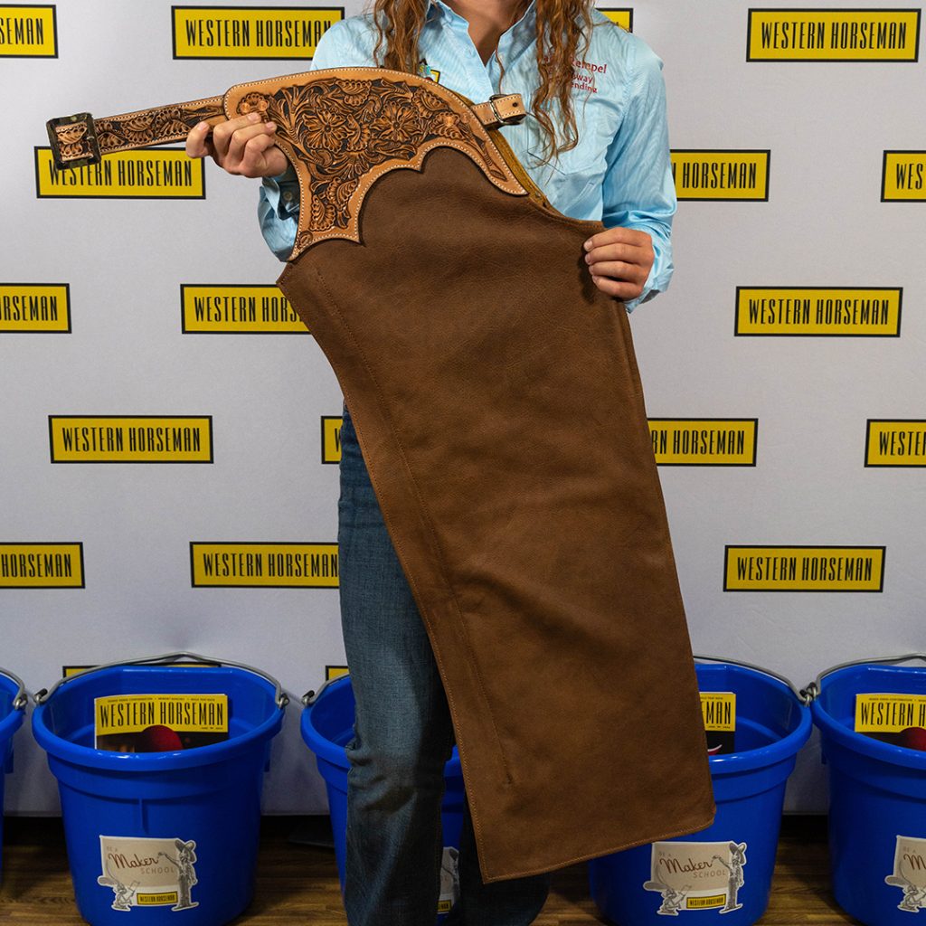 Shotgun chaps by Sadie Rempel.