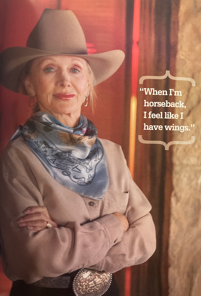 A California cowgirl turned Texan, Sheila Welch chose a set of spurs over a skillet years ago when she married rancher Buster Welch.