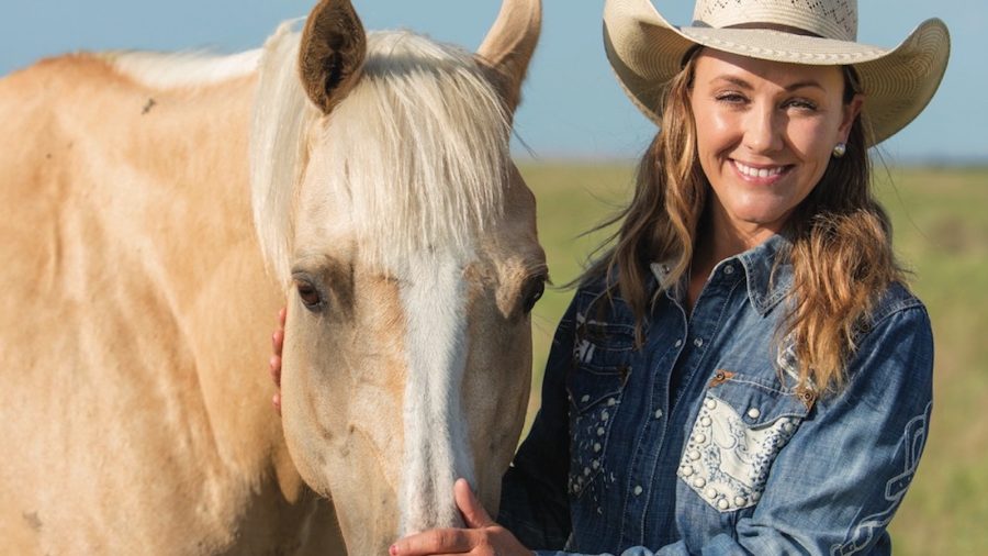 South Dakota rancher, Lainee Sampson, continues a family tradition of raising quality cattle, hard-working children and versatile horses.