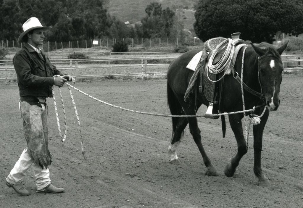 Buck Brannaman and his philosophy of working with horses helps horses accept humans and work confidently and responsively.