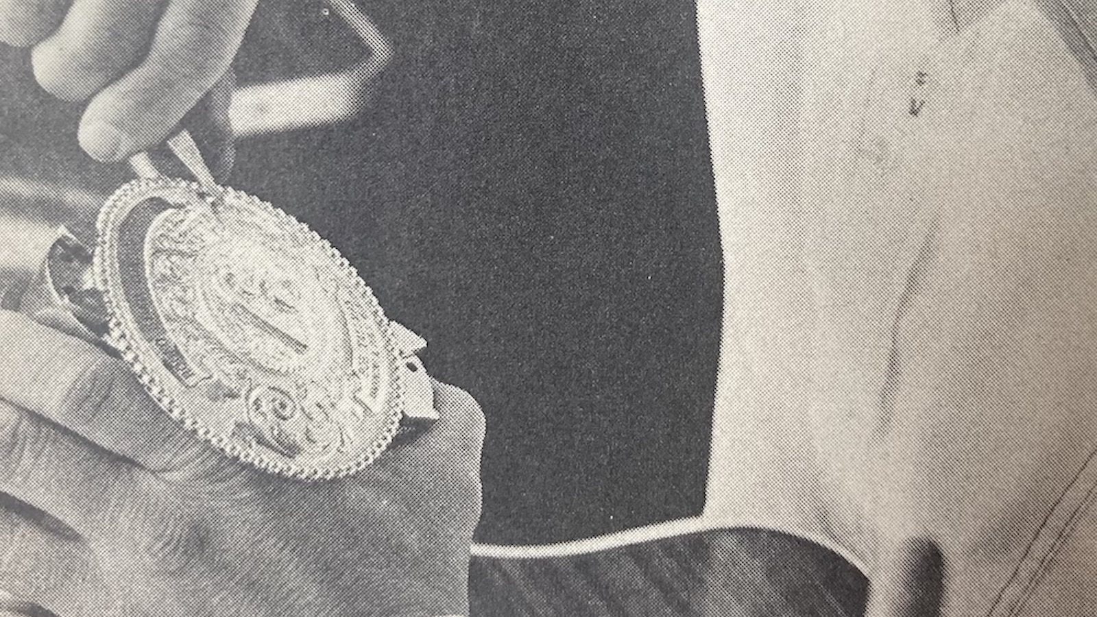 Gary Gist, goldsmith and silversmith from Lakeside, California, sometimes won the trophies he made himself.