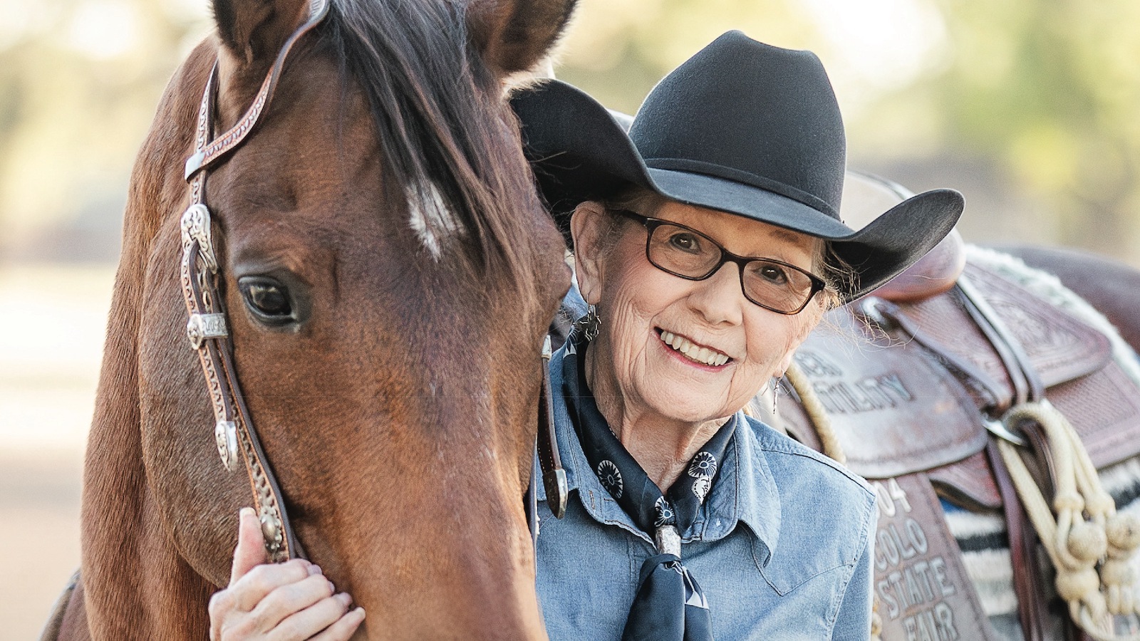Charlene Morgan on the cover of Western Horseman January 2024