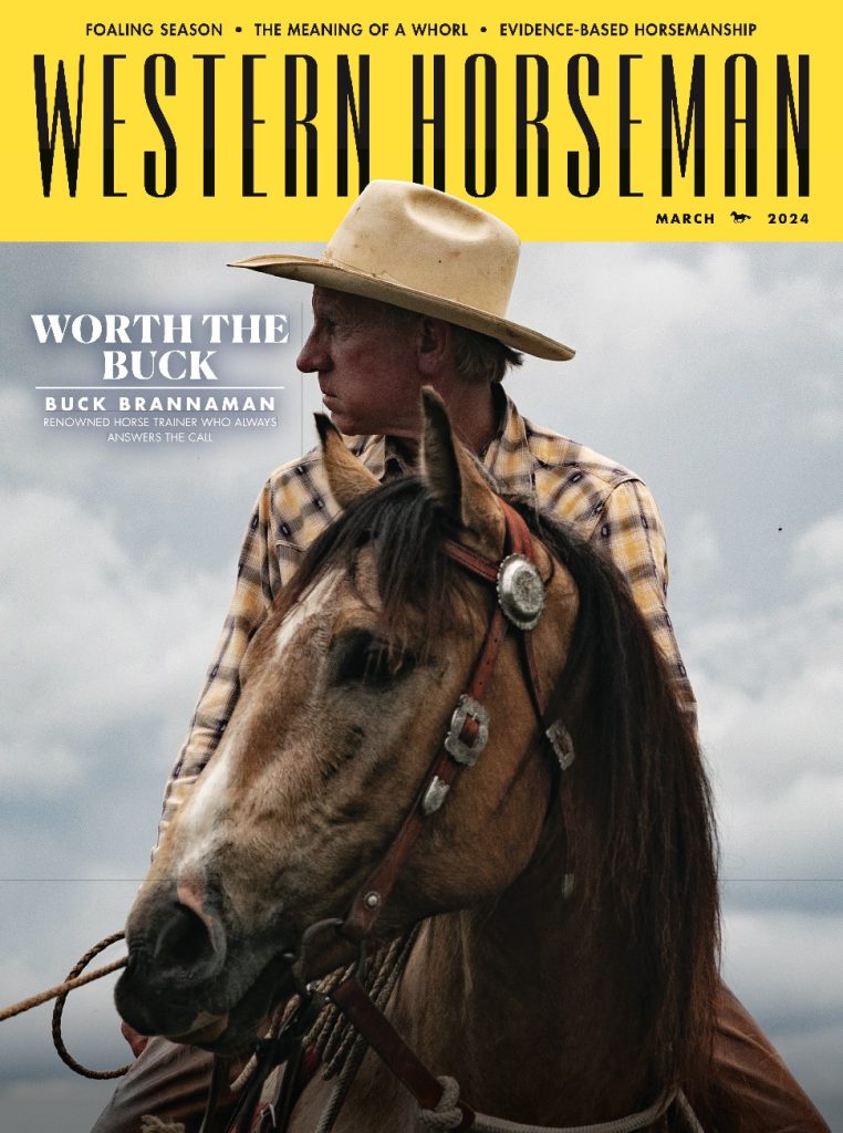 The March 2024 Western Horseman issue is full of stories about the early stages of a horse’s life, from the time they hit the ground to the first saddle on their back.