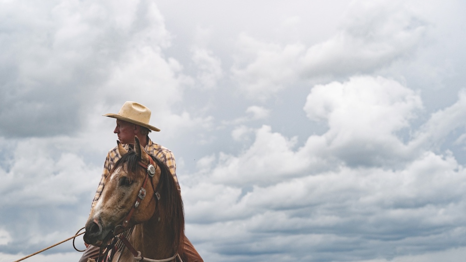 A photo of Buck Brannaman by Rob Hammer