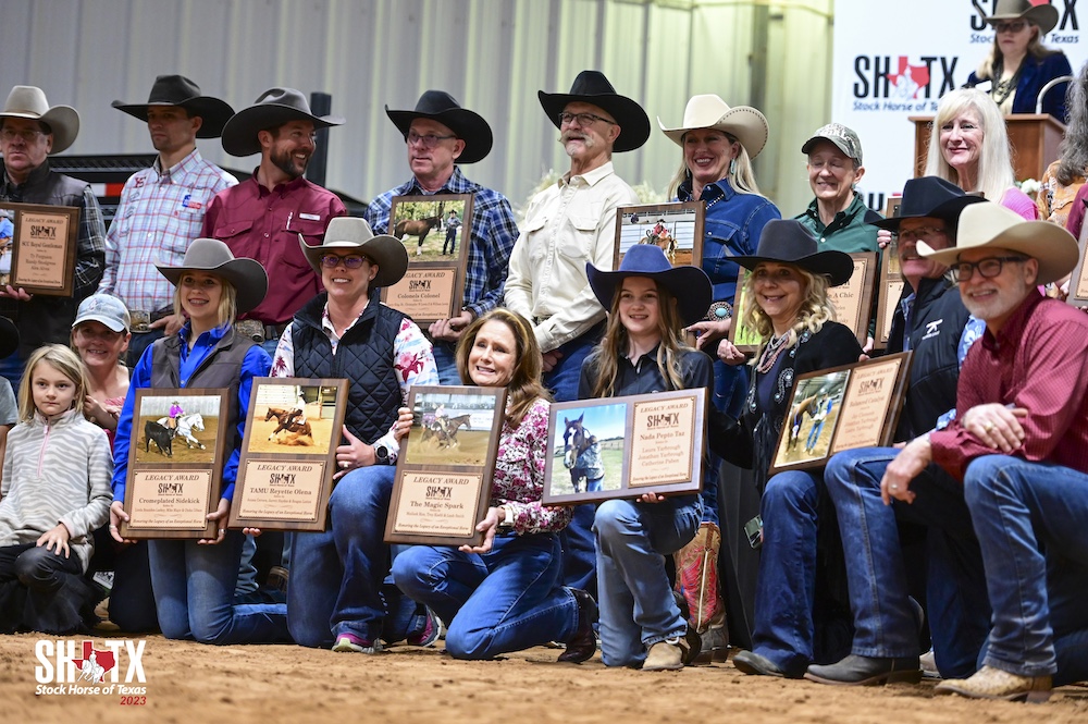 For horses handed down from rider to rider in Stock Horse of Texas, their Legacy Horse Award honor is icing on a career of competition.