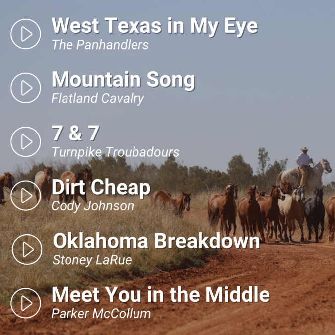 red dirt playlist