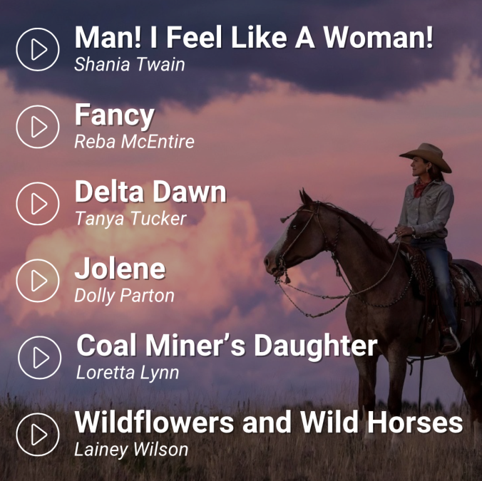 Women of the West playlist