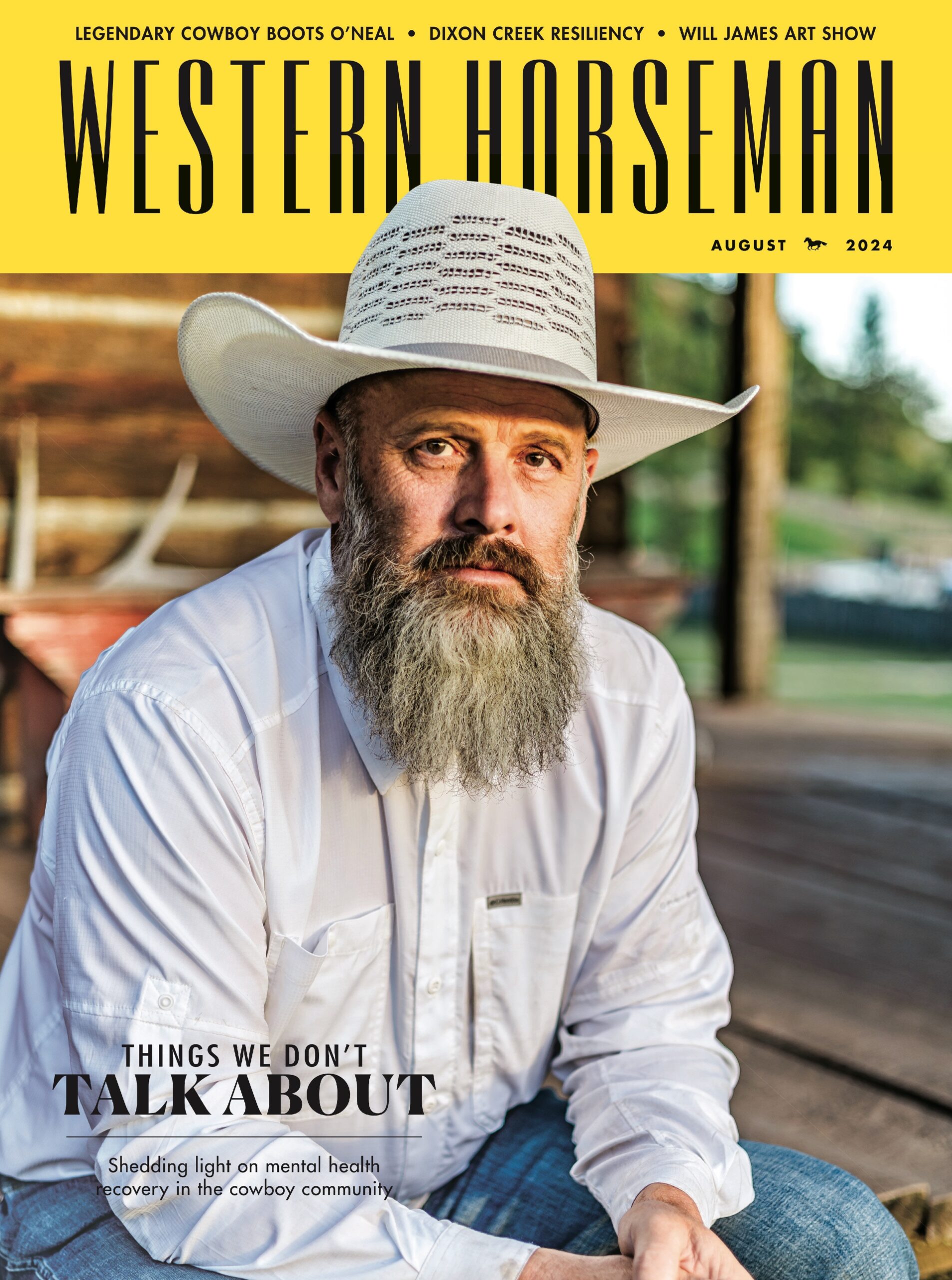 August 2024 Western Horseman magazine cover