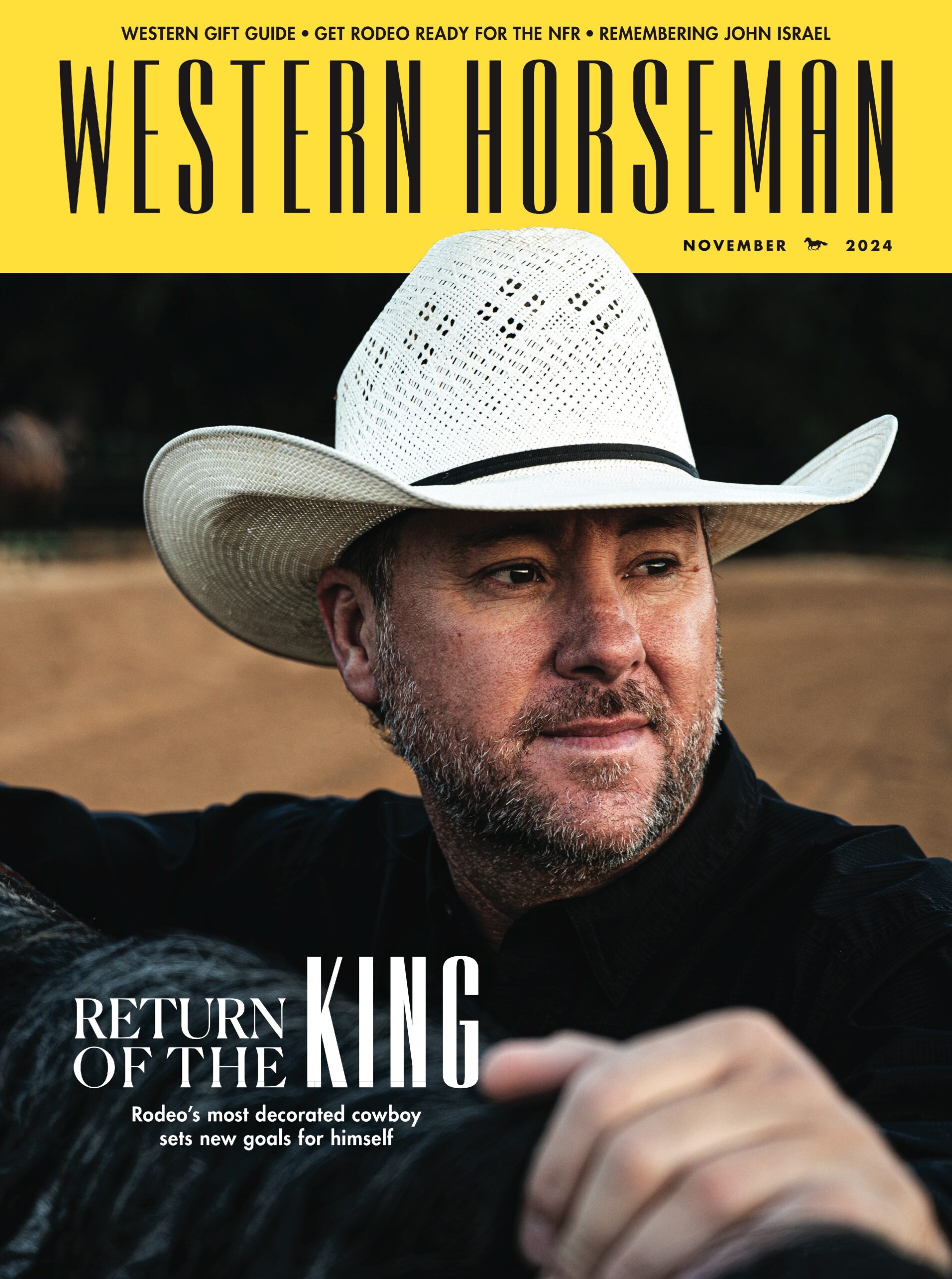 Western Horseman November 2024 cover of Trevor Brazile