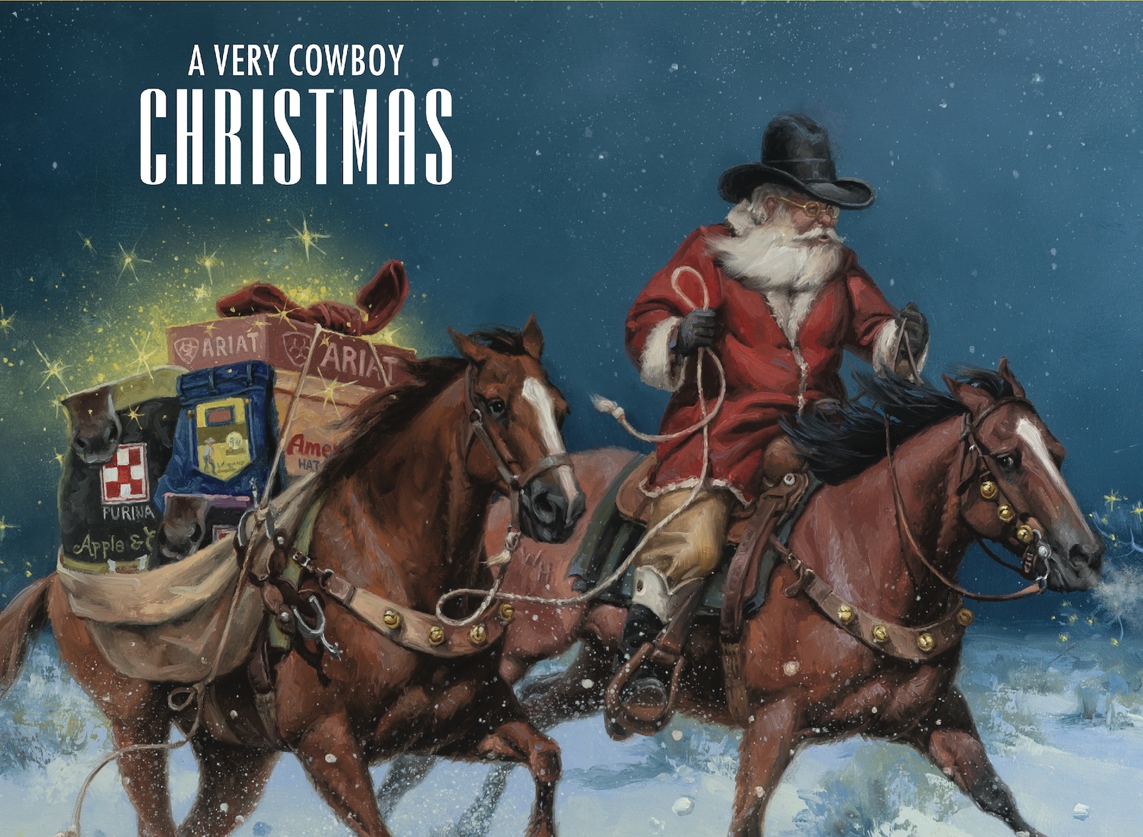 "A Very Cowboy Christmas" Art by Jack Sorensen