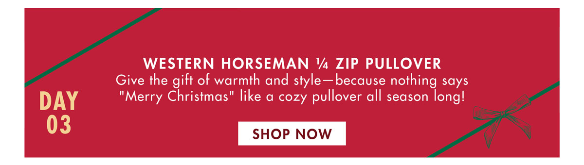 Western Horseman 1/4 Zip Pullover