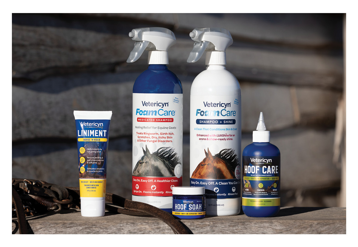 Vetericyn hoof care, hoof soak & equine shampoo