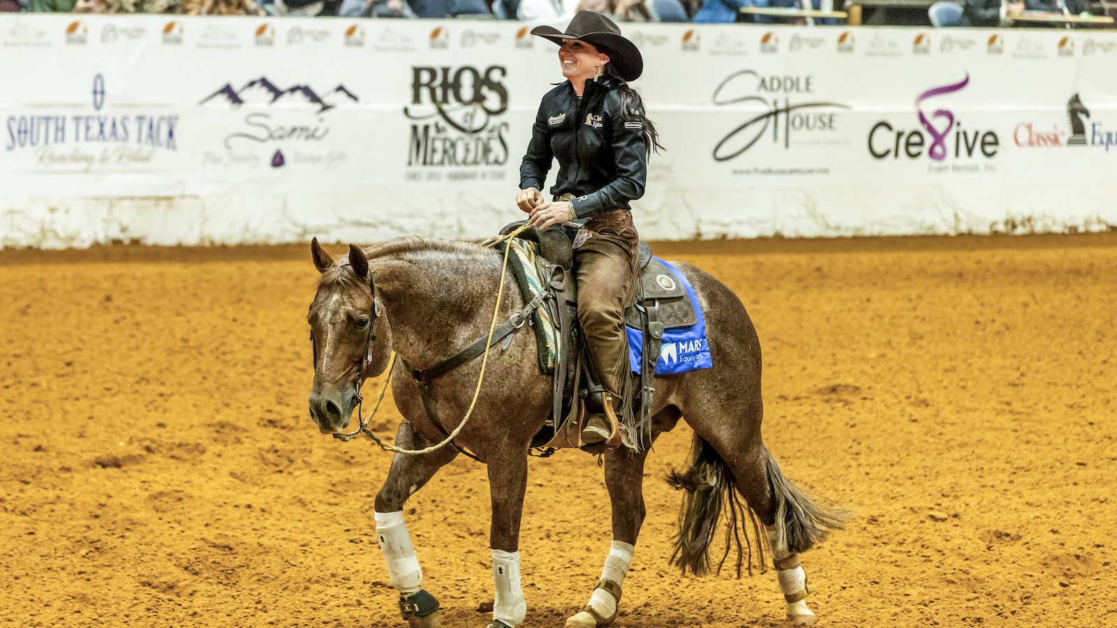 Erin Taormino is the second woman to hit NRCHA 1 Million Dollar Rider status, just last year.
