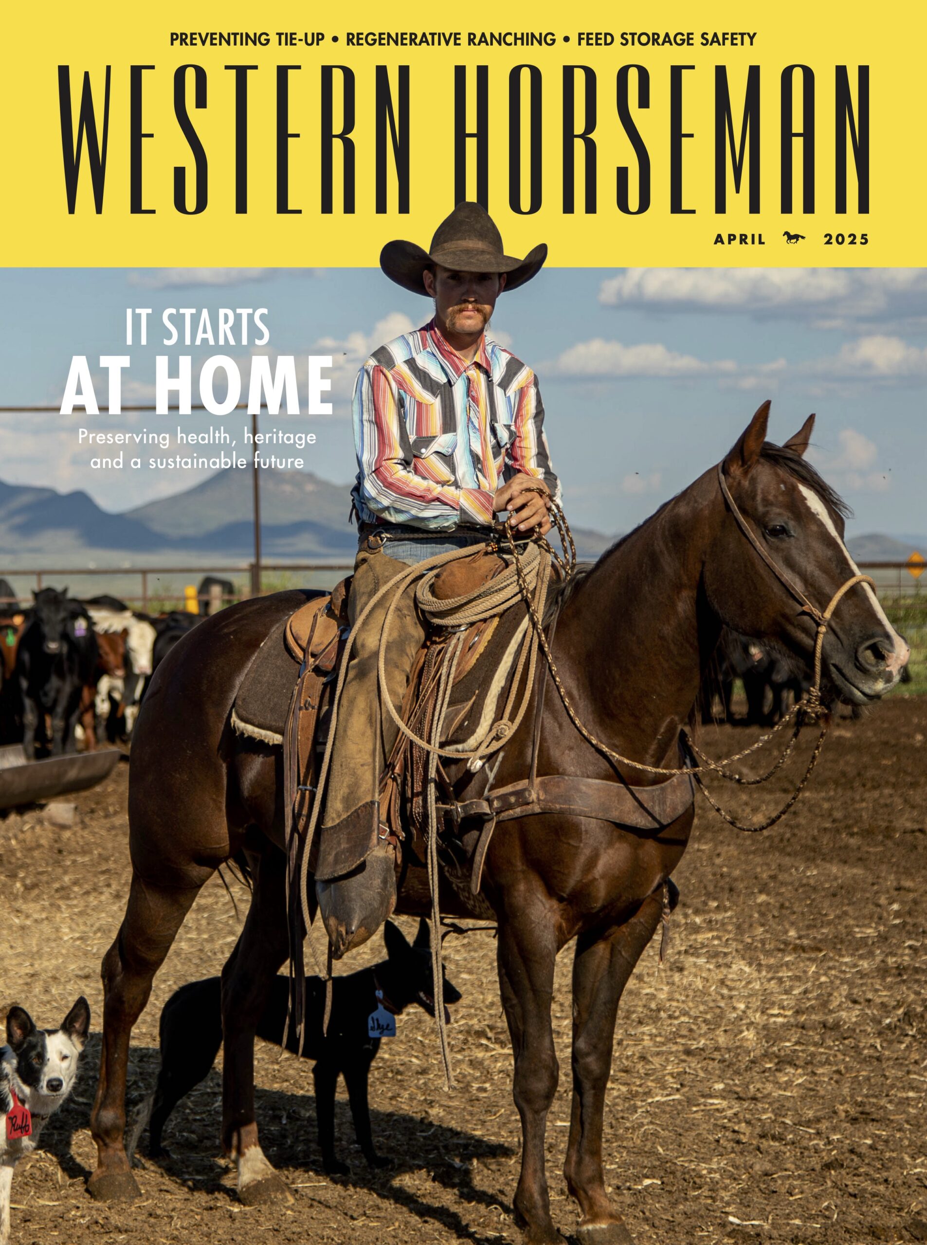 April 2025 cover of Western Horseman