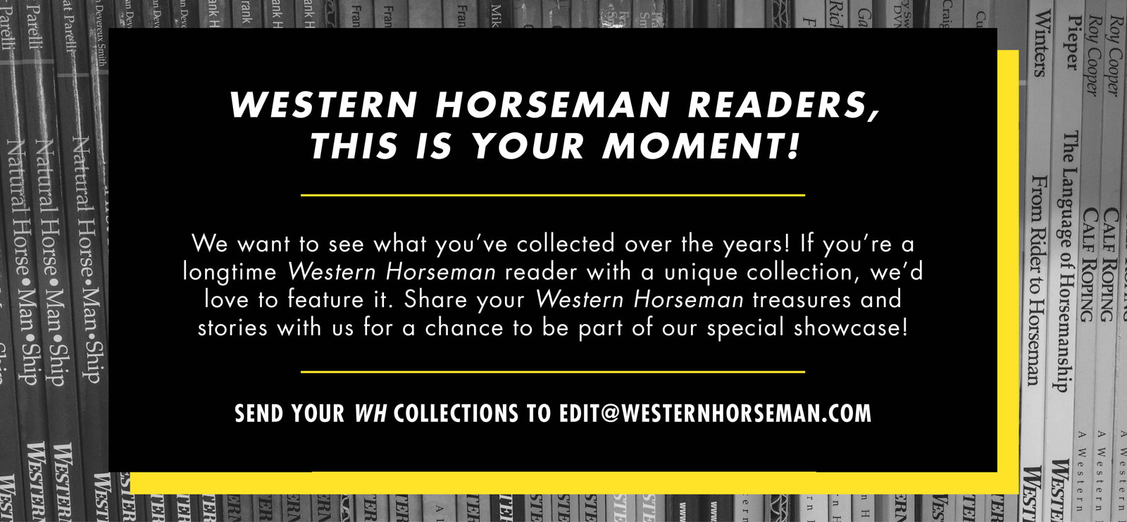send us your Western Horseman collections
