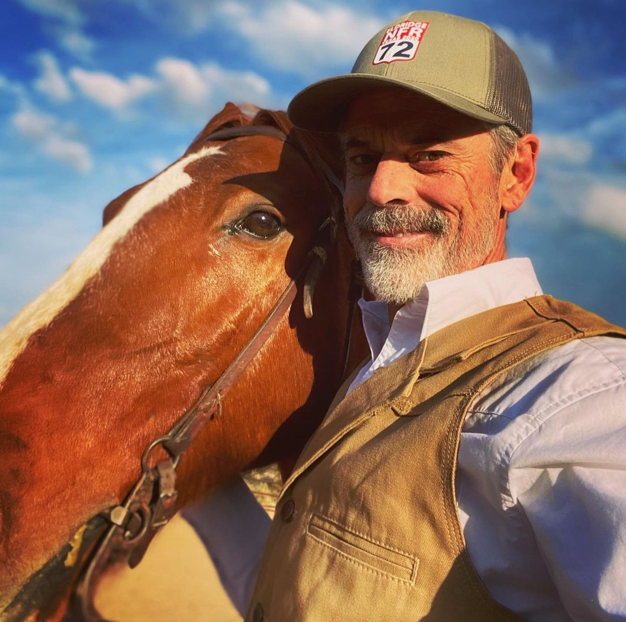 C. Thomas Howell and horse