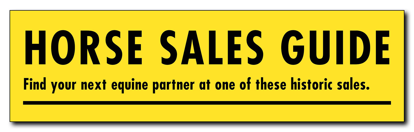 Western Horseman horse sales guide 2025