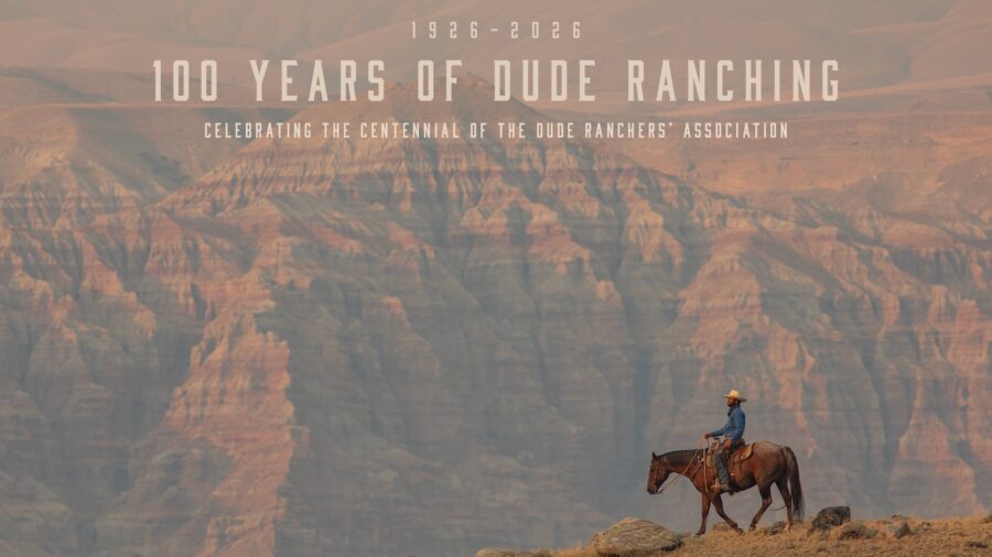 100 years of dude ranching photo book cover