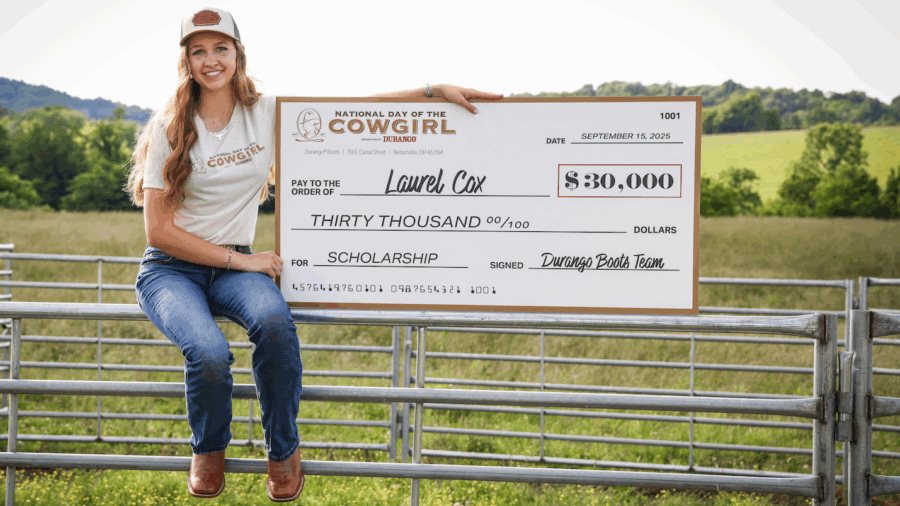 Laurel Cox DUrango Scholarship recipient