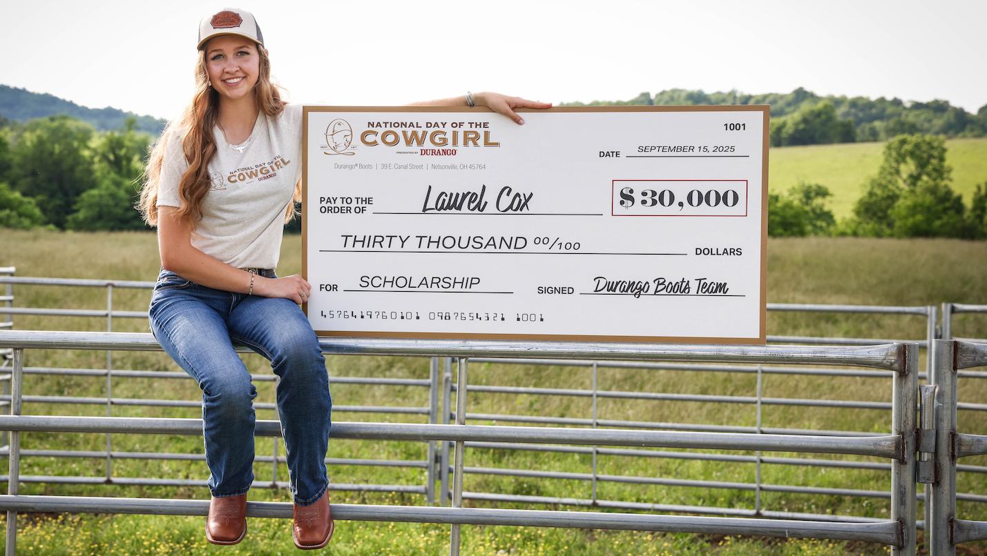 Laurel Cox DUrango Scholarship recipient