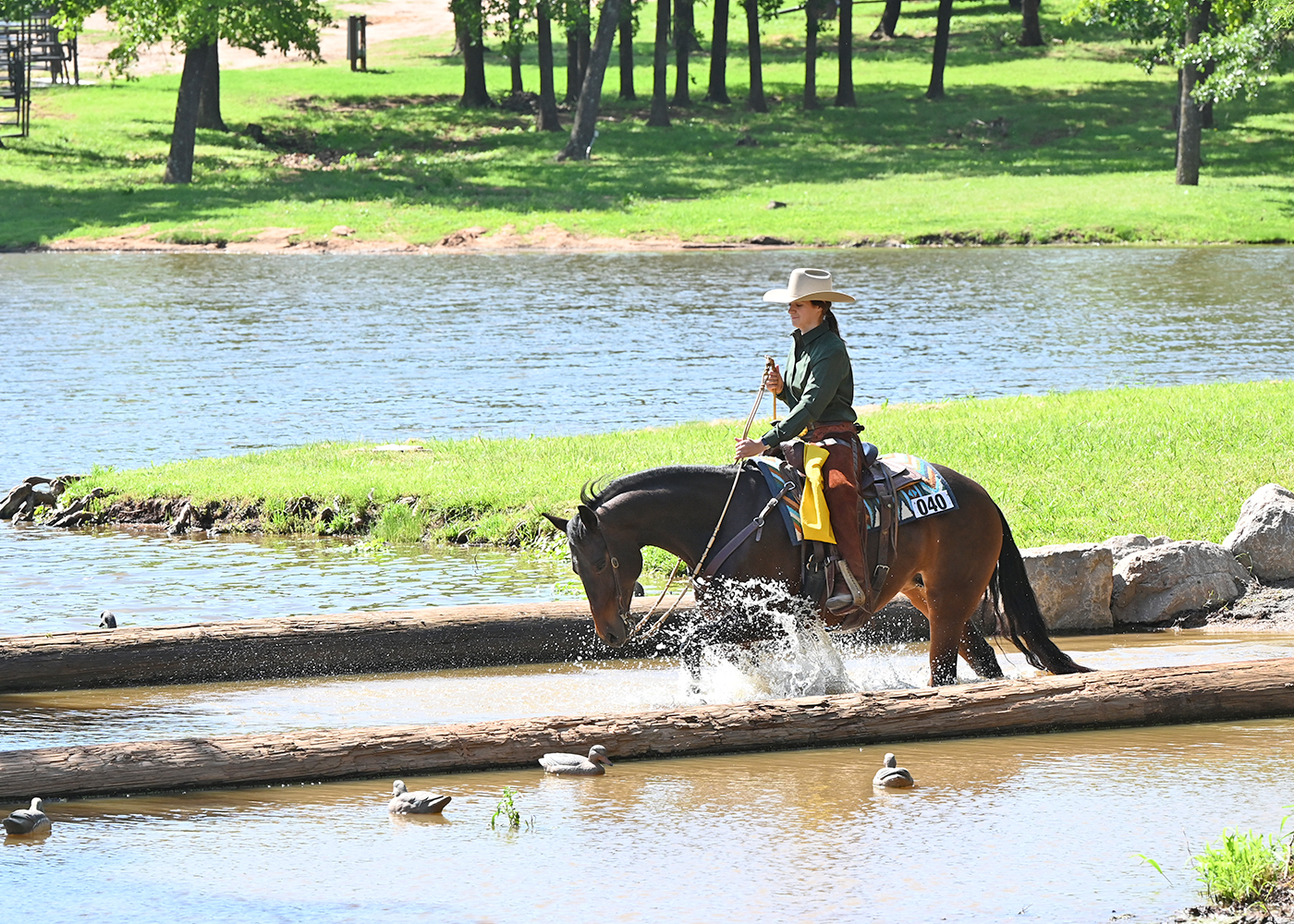 Riding her heart horse, Gottagetitmyway, Marin McCarthy’s first show back from the mare’s lameness resulted in the Limited Youth National Champion win