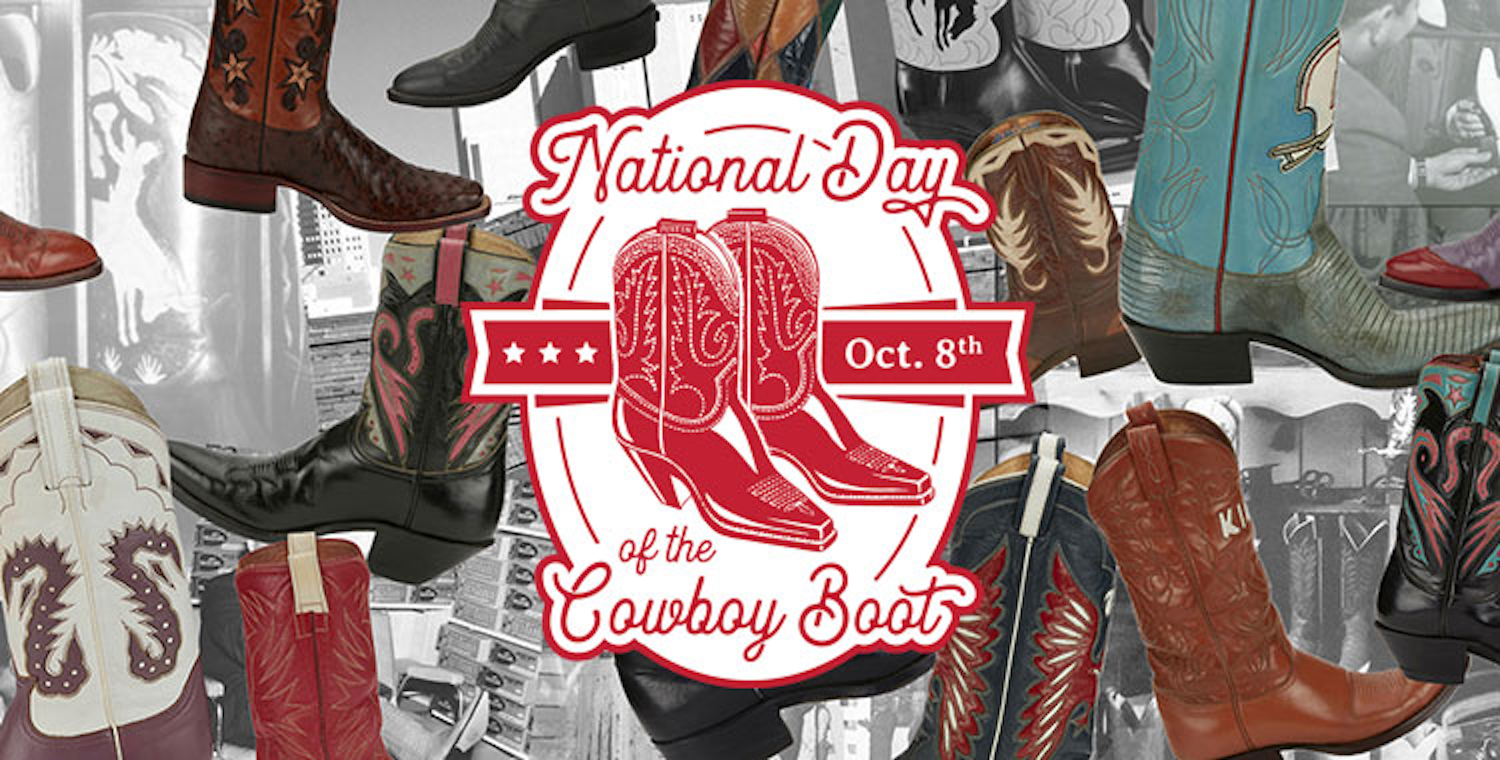 Justin Boots National Dat of the Cowboy Boot