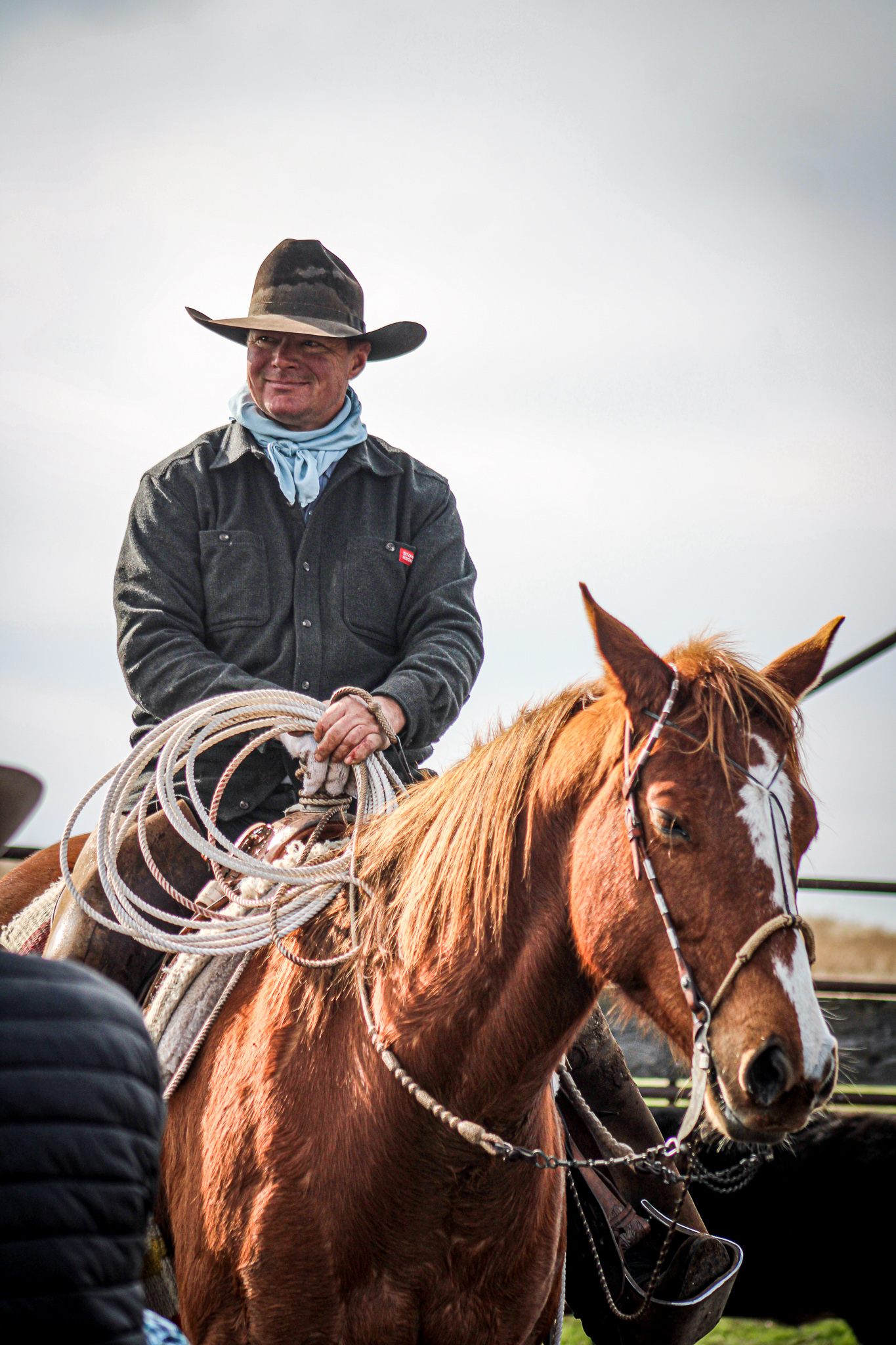 Lorenzo Larrucea horseback